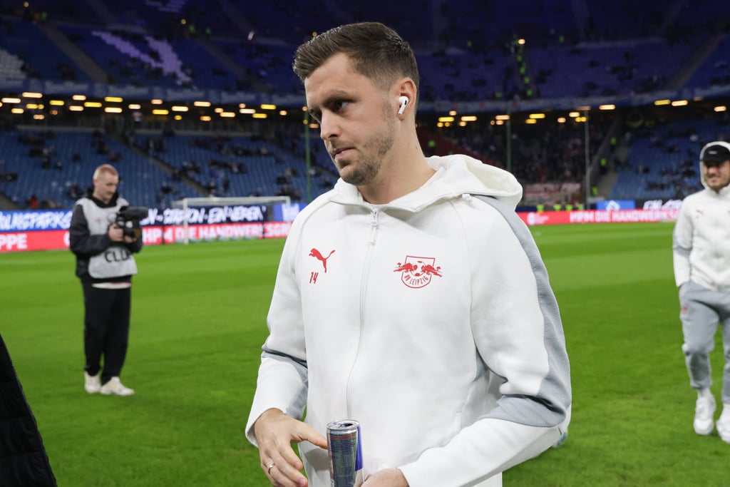Christoph Baumgartner bei einem Spiel von RB Leipzig.