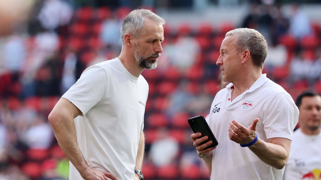 Gutes Team: Marco Rose und Frank Geideck.