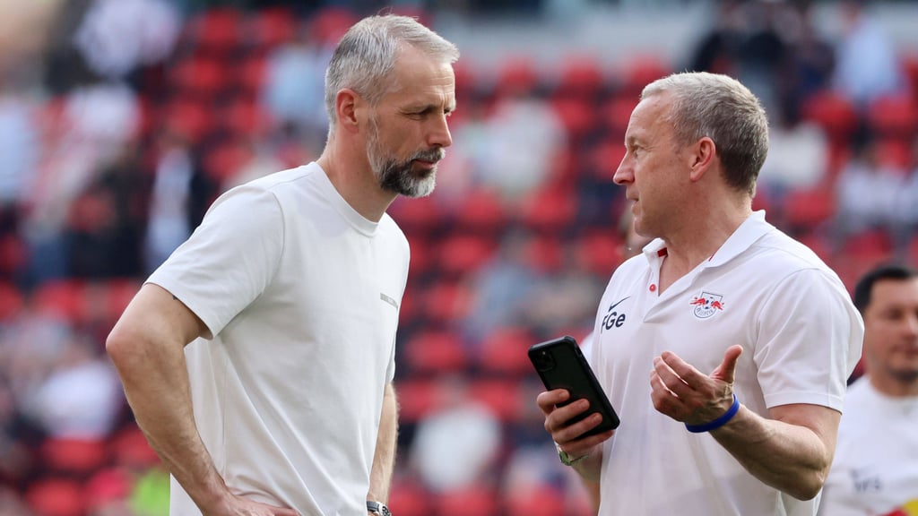 Gutes Team: Marco Rose und Frank Geideck.