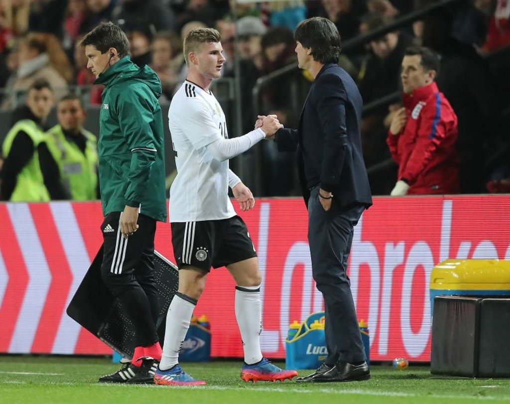 Timo Werner bei seiner Auswechselung.