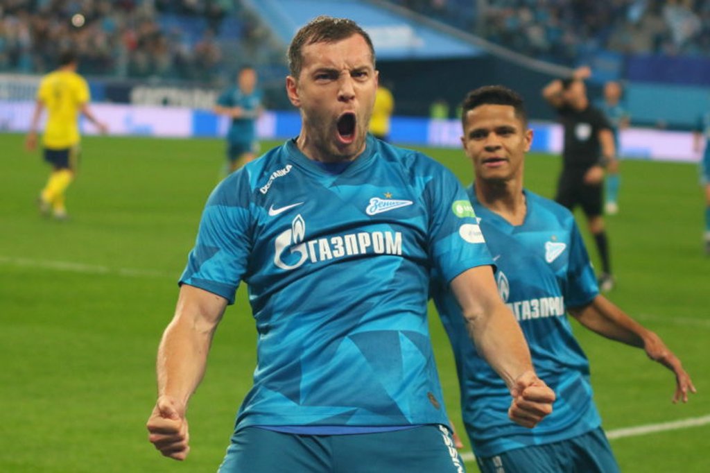 Dreifach-Torschütze beim 6:1 gegen den FC Rostov: Artem Dzyuba vom FC St. Petersburg.