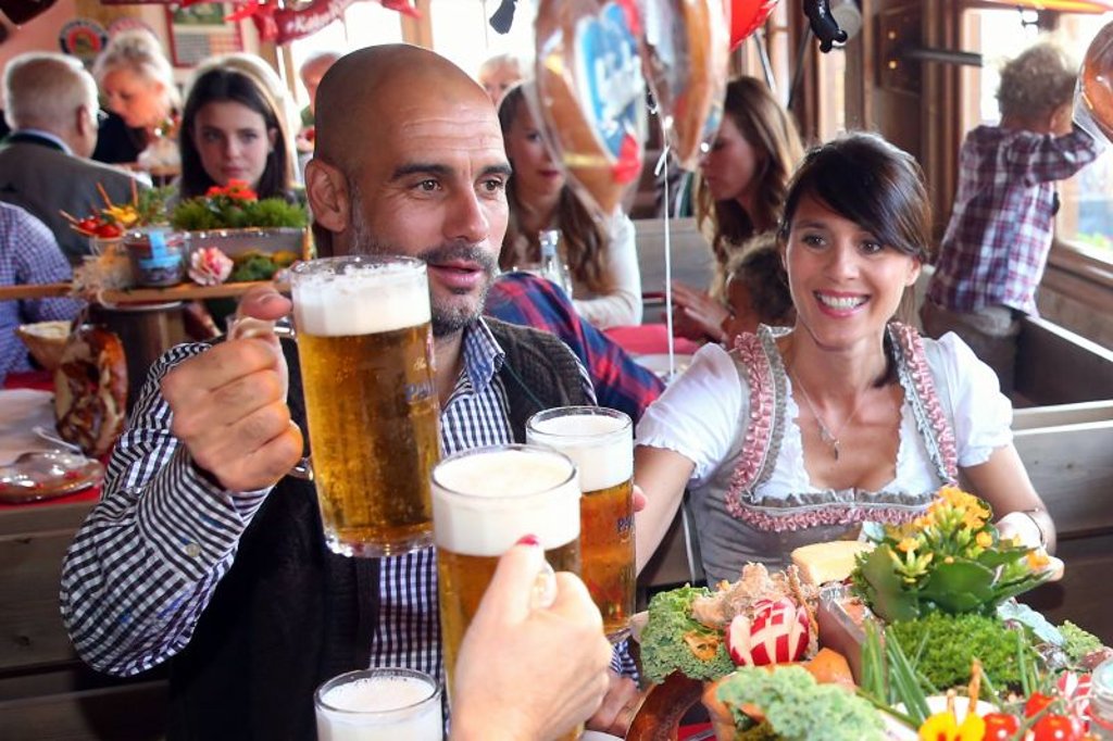 Pep Guardiola ist regelmäßiger Gast auf dem Oktoberfest. Archivfoto: imago