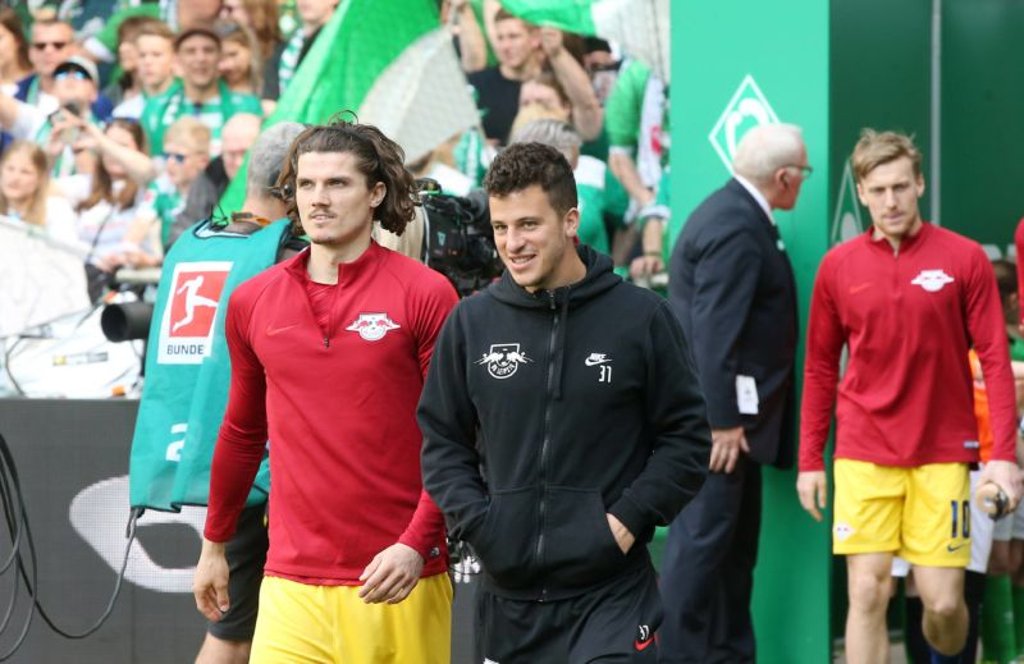 Trainingsanzug statt Spielkleidung: Diego Demme musste zum Bundesliga-Saisonabschluss in Bremen verletzt passen