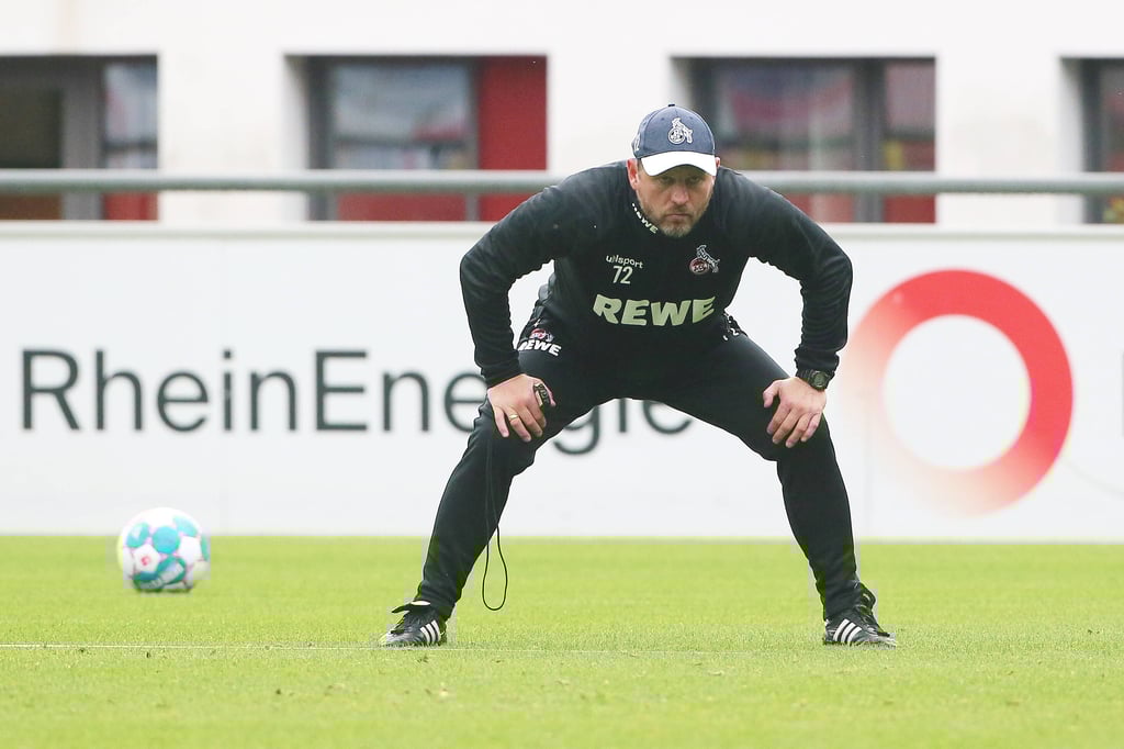 Steffen Baumgart (1. FC Köln) hat RB Leipzig fest im Blick. 
