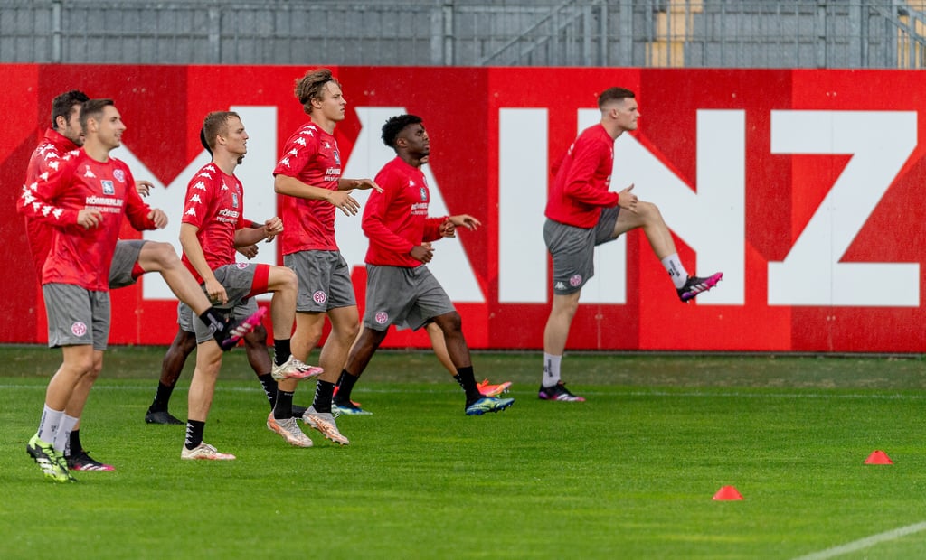 Wieder im Training: Spieler von Mainz 05