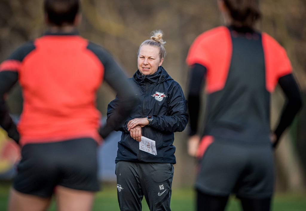 RB Leipzigs Trainerin Katja Greulich.