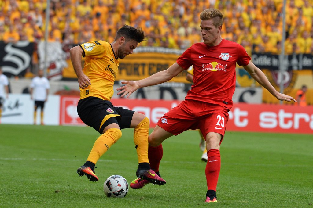 2016 trafen RB und Dynamo im DFB-Pokal aufeinander: Am Sonntag folgt das Duell an der Playstation.