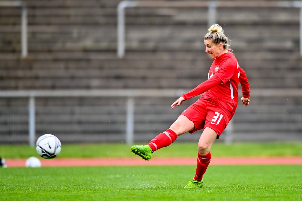 Anja Mittag erzielte den Ehrentreffer für RB Leipzig.