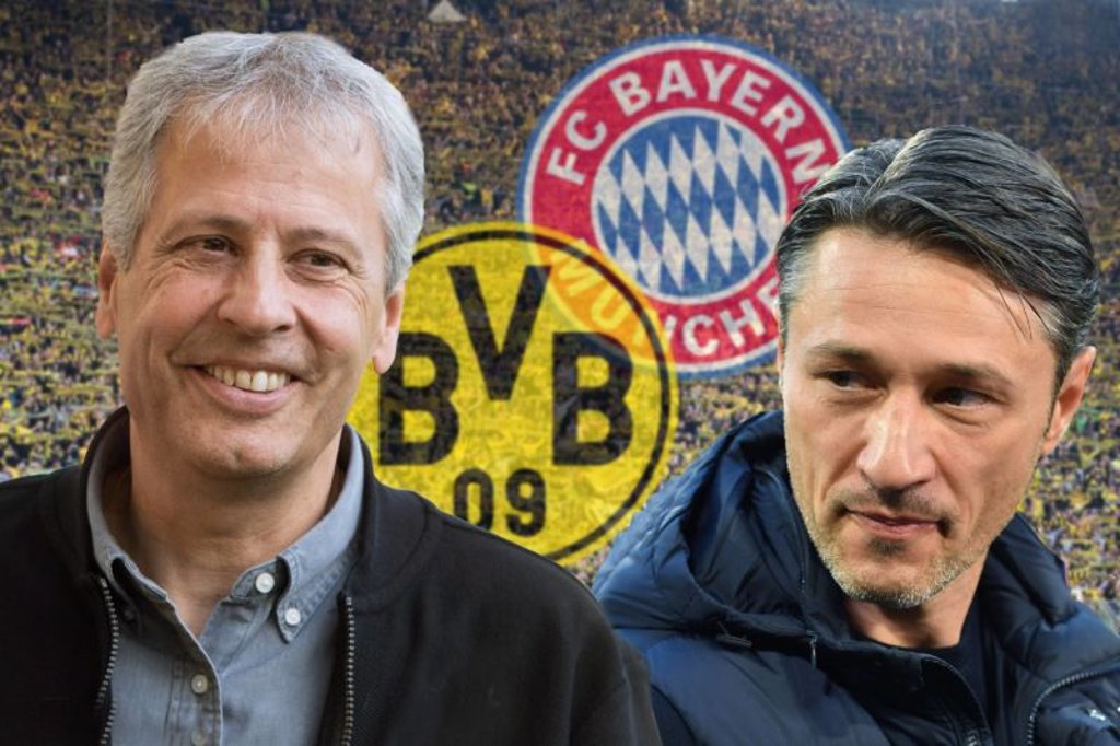 Bei einem Remis zwischen Lucien Favres BVB und dem von Niko Kovac trainierten FC Bayern München könnte RB Leipzig auf Rang zwei springen.