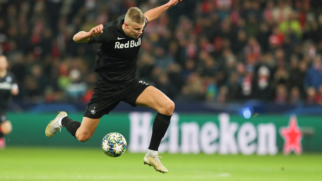 Vor dem Abflug aus Salzburg? Stürmer Erling Haaland