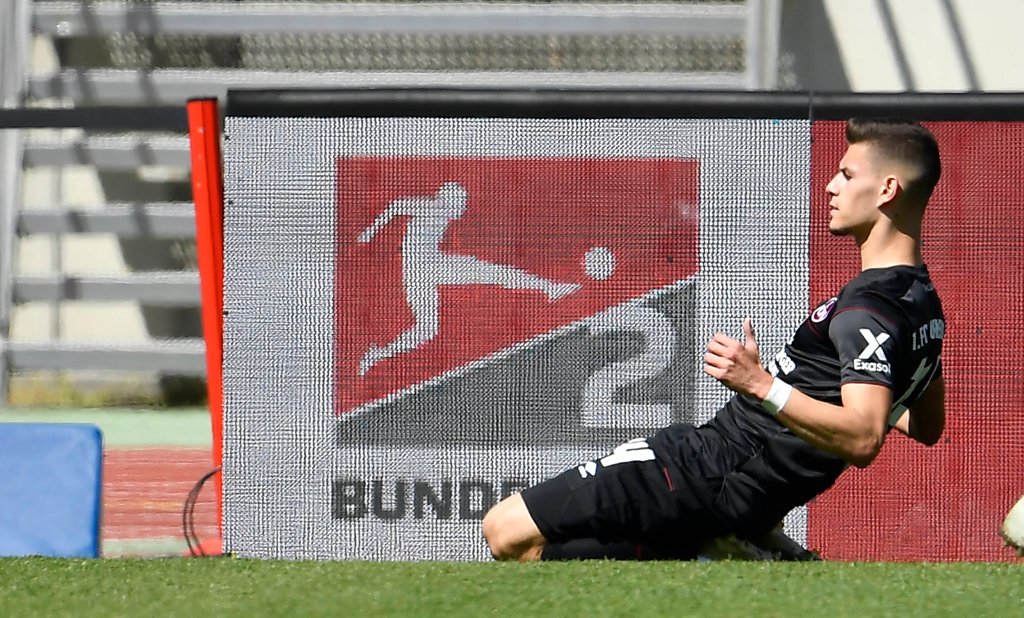 Tom Krauß besiegelt mit dem 1. FC Nürnberg den Klassenerhalt.
