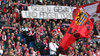 Die Parole „Gegen Gewalt” ist noch immer Konsens unter dem Großteilder Fans von RB Leipzig.