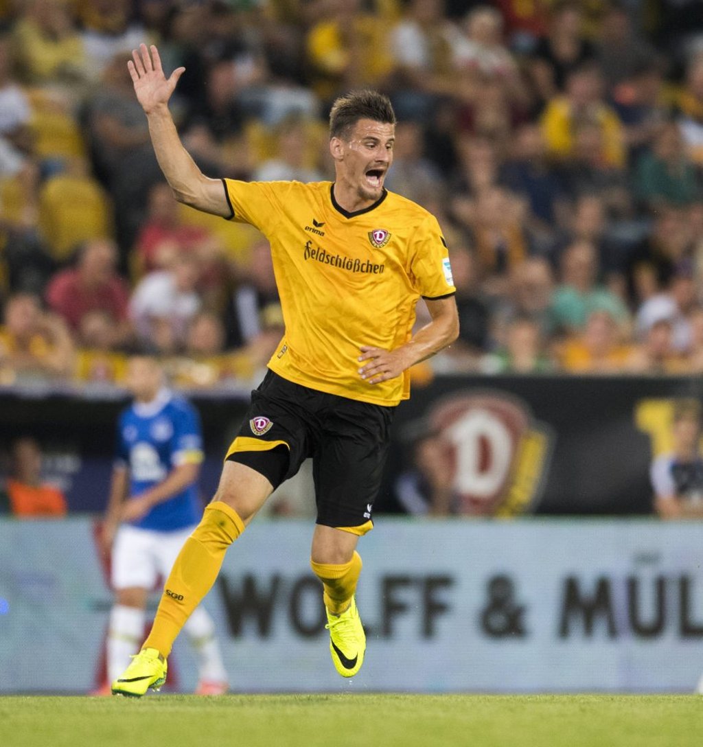 Stefan Kutschke jubelt jetzt für Dynamo Dresden.