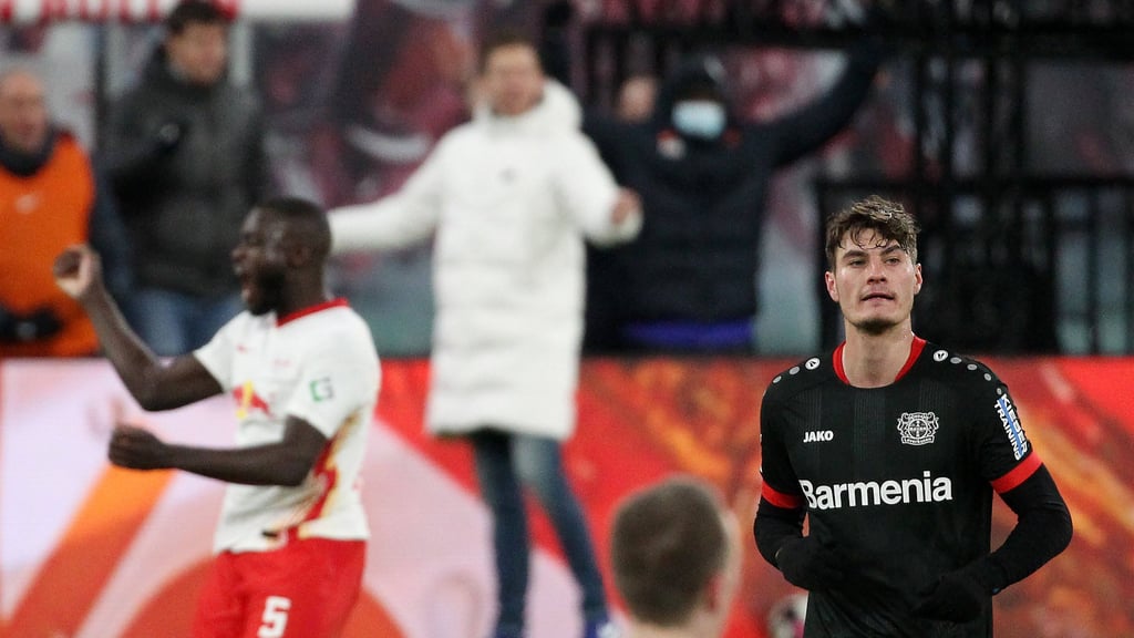 Bayer Leverkusen hatte gegen RB Leipzig fast immer das Nachsehen.
