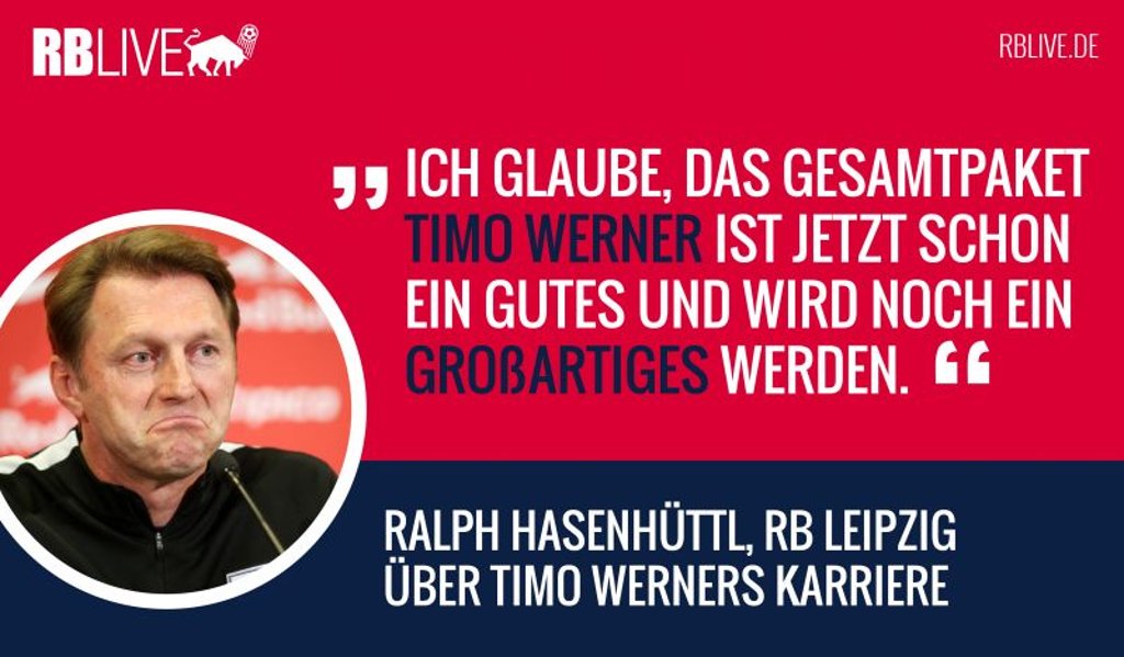 Ralph Hasenhüttl wünscht Timo Werner eine Nominierung von Jogi Löw für die Nationalmannschaft.
