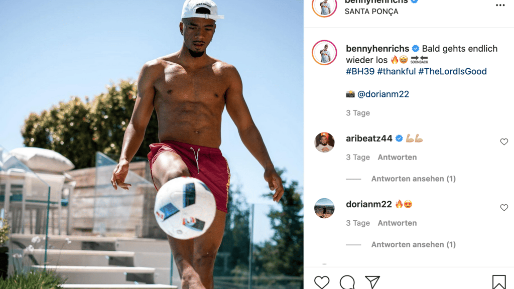 Hält sich fit für Olympia: RB Leipzigs Defensivallrounder Benjamin Henrichs.