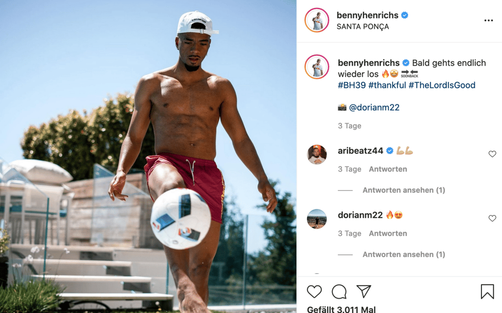 Hält sich fit für Olympia: RB Leipzigs Defensivallrounder Benjamin Henrichs.