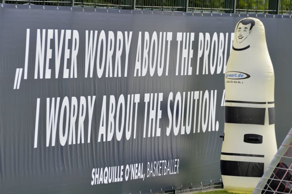 „I never worried about the problem, i worry about the solution.“