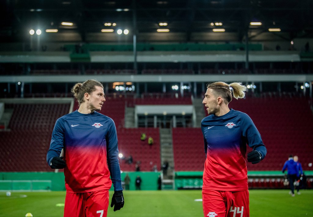 Zurück im Training: Marcel Sabitzer und Kevin Kampl (v.l.)
