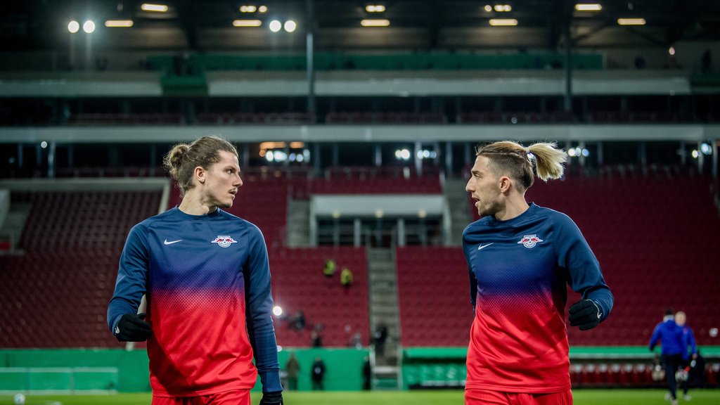 Zurück im Training: Marcel Sabitzer und Kevin Kampl (v.l.)