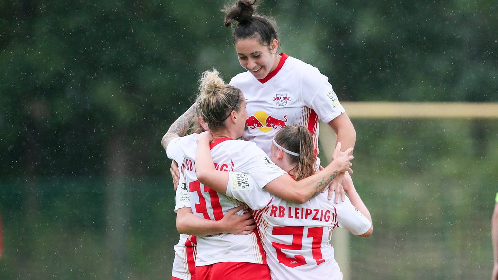 Die Frauen von RB Leipzig treffen auf Eintracht Frankfurt.