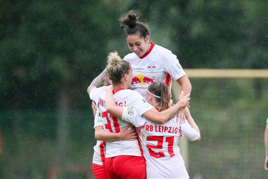 Die Frauen von RB Leipzig treffen auf Eintracht Frankfurt.