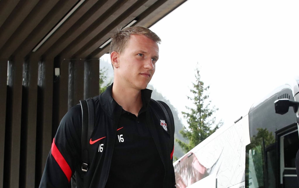 Mit RB Leipzig in Saalfelden: Lukas Klostermann