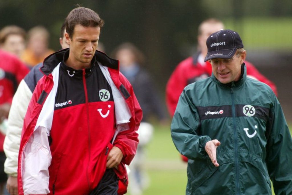 Fredi Bobic und Ralf Rangnick.