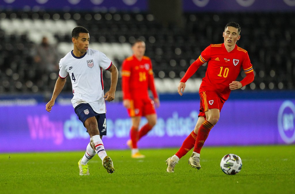 Tyler Adams spielte mit den USA unentschieden gegen Wales.