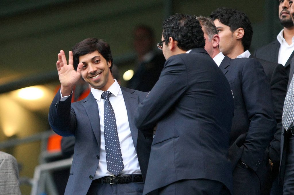 Der Besitzer von Manchester City, Scheich Mansour.