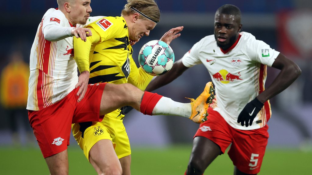 Wieder Haaland-Festspiele gegen RB Leipzig? In zwei Vergleichen bislang traf der Hüne vier Mal.