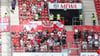 Erstes Bundesligaauswärtsspiel seit anderthalb Jahren: Fans von RB Leipzig in Mainz.