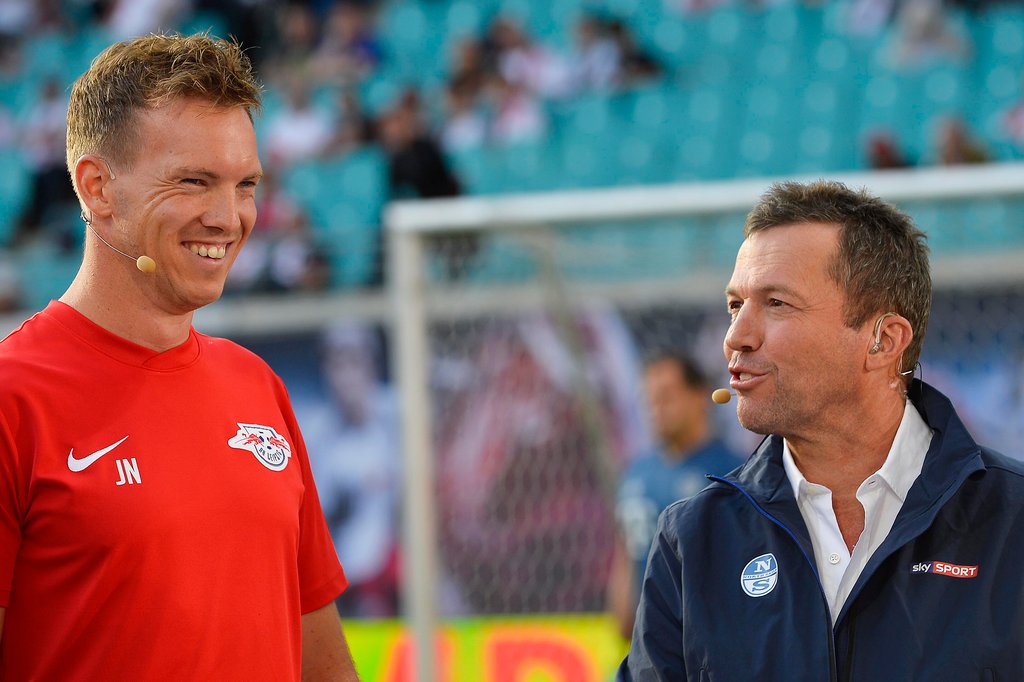 Verstehen sich offenbar prächtig: Julian Nagelsmann und Lothar Matthäus