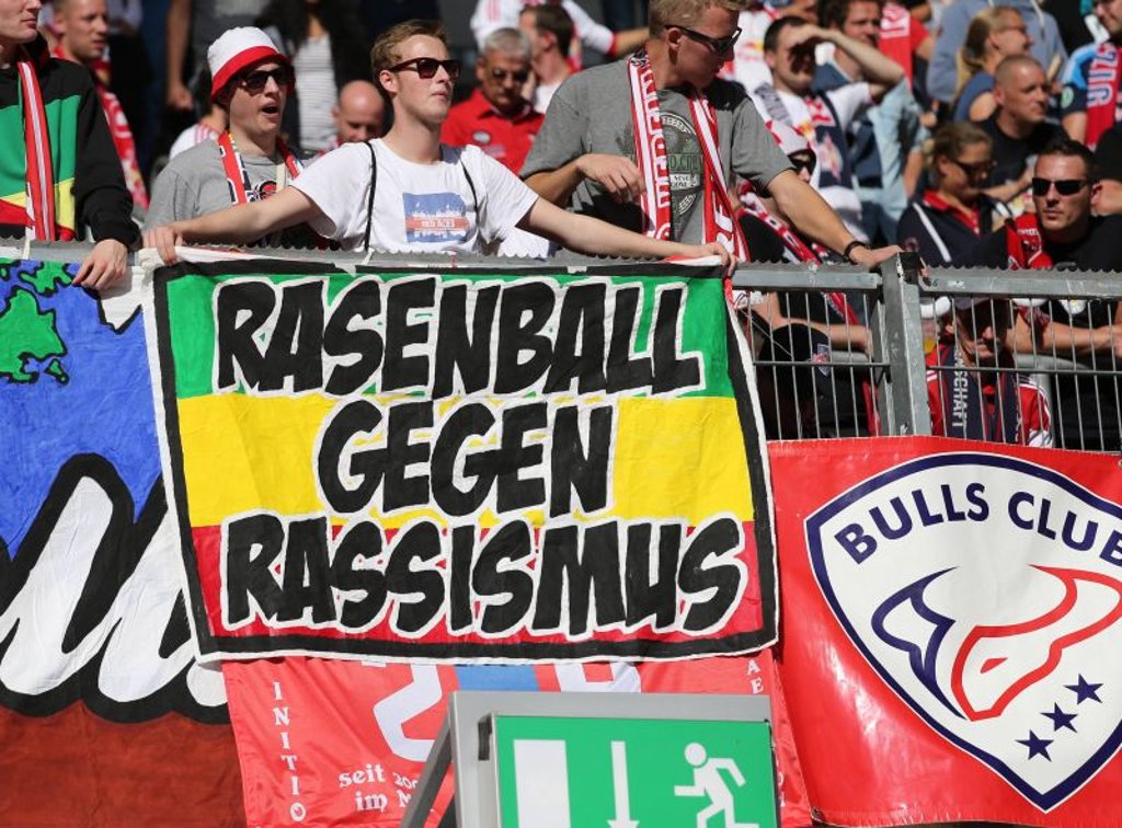 Auch die Fans von RB Leipzig engagieren sich gegen Rassismus.