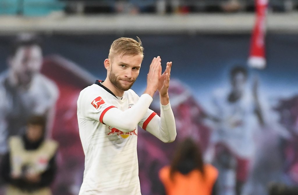 Konrad Laimer hat sich bei RB Leipzig einen Stammplatz erspielt.