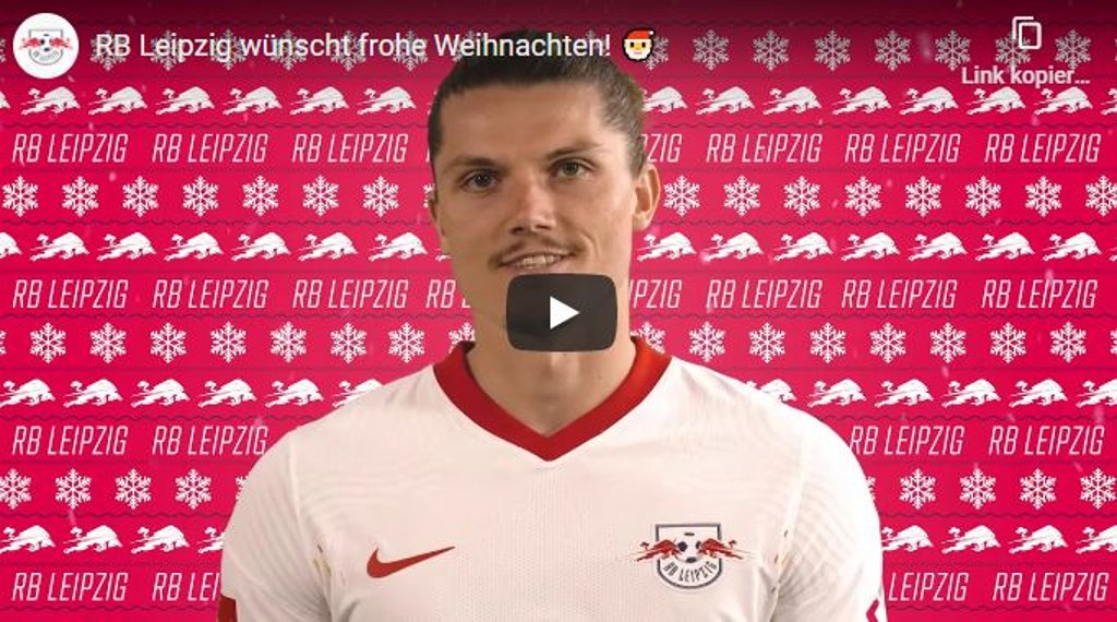 RB Leipzig schickt seine Weihnachtsgrüße dieses Jahr per Video zu seinen Unterstützern.
