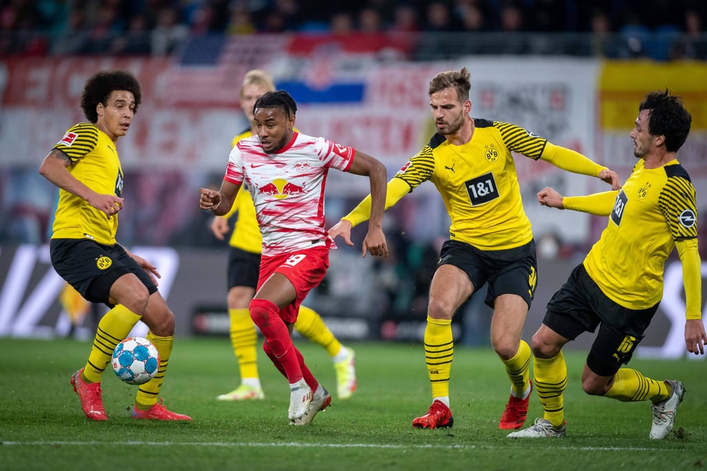 Leipzigs Nkunku glänzte gegen den BVB.