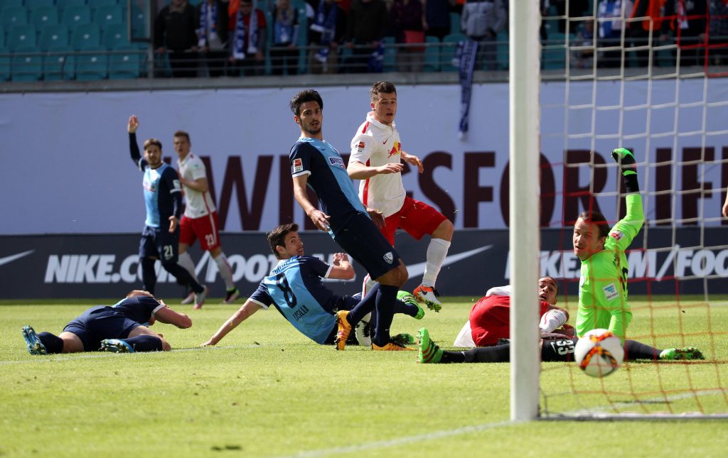 Einmal traf Diego Demme schon für RB Leipzig. Das Tor zählte wegen Poulsen-Foulspiel aber nicht.
