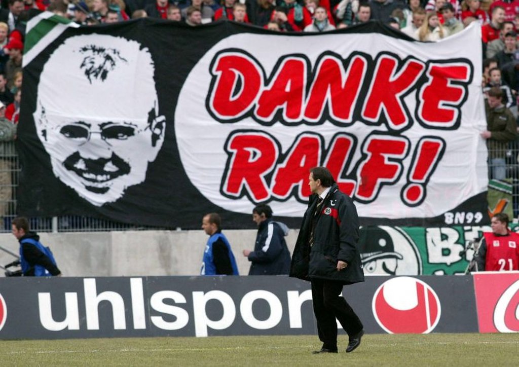 Bei den Fans von Hannover 96 genoss der Aufstiegstrainer von 2002 Ralf Rangnick auch nach seiner Entlassung 2004 noch einen guten Ruf.