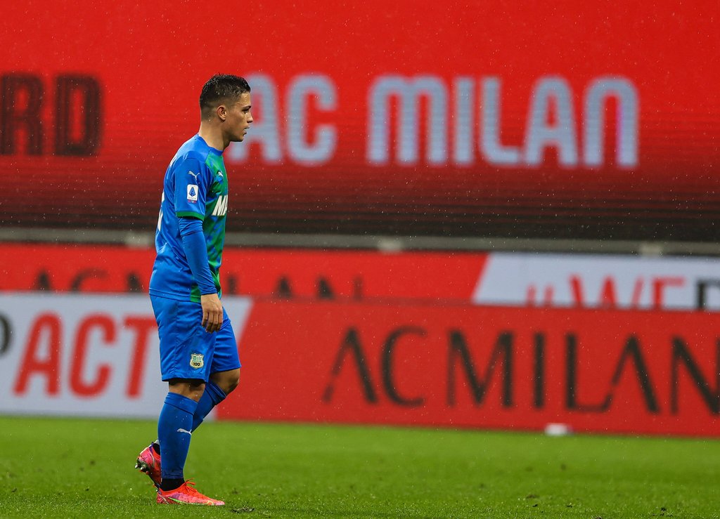 Giacomo Raspadori soll bei RB Leipzig auf dem Zettel stehen.