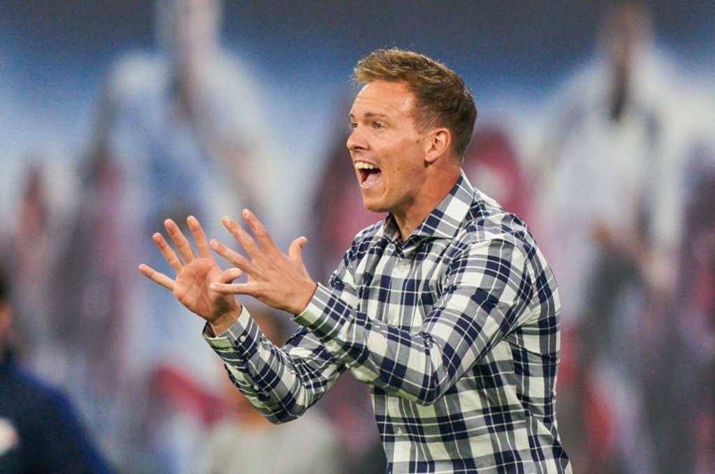 Julian Nagelsmann wartete bis zur Halbzeitpause, bis er RB Leipzig eine dringend nötige Systemumstellung verpasste.
