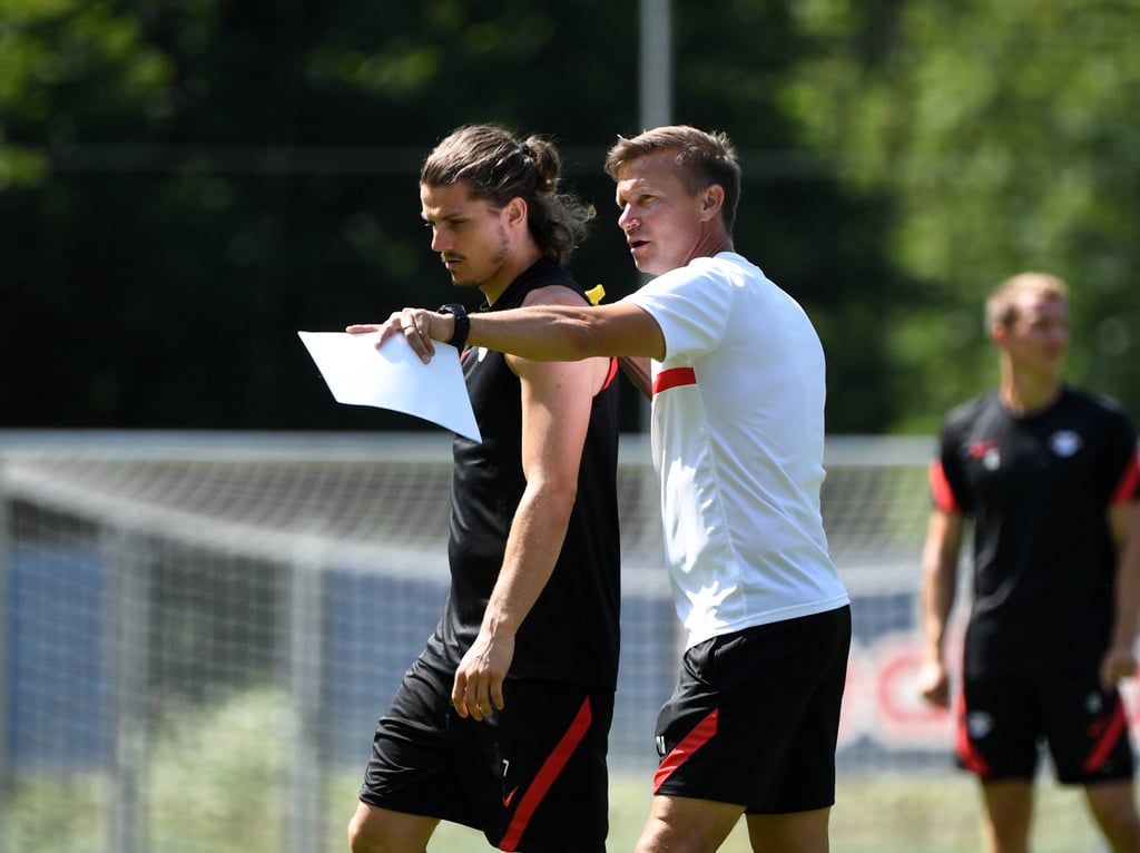 „Kann verstehen, dass er sich Gedanken macht”: Jesse Marsch über Marcel Sabitzer.