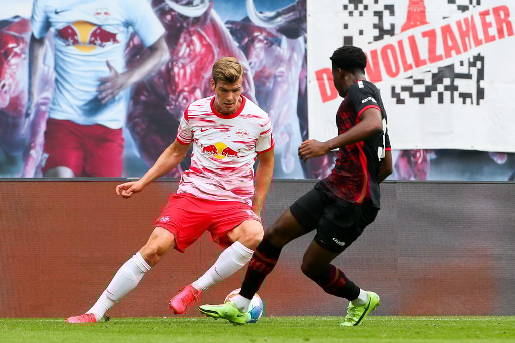 Alexander Sörloth (l.) im Test gegen Viktoria Berlin.