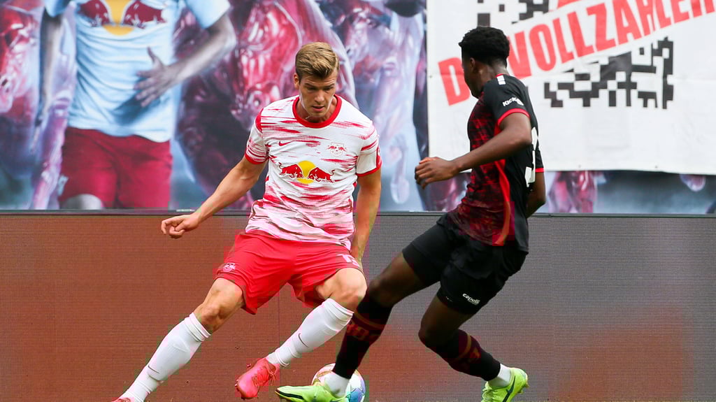 Alexander Sörloth (l.) im Test gegen Viktoria Berlin.
