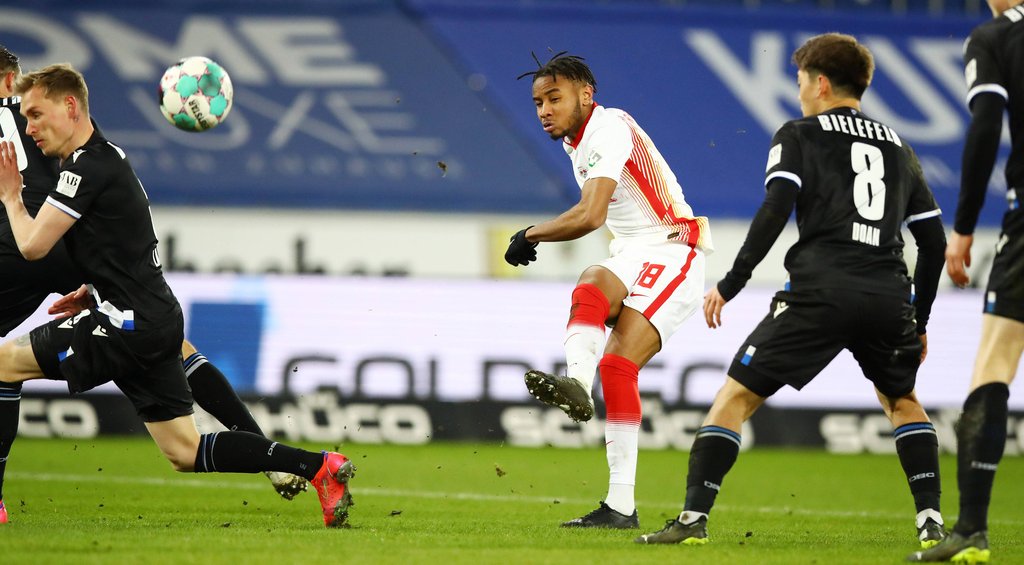 Starkes Spiel auf der „Alm”: Christopher Nkunku.