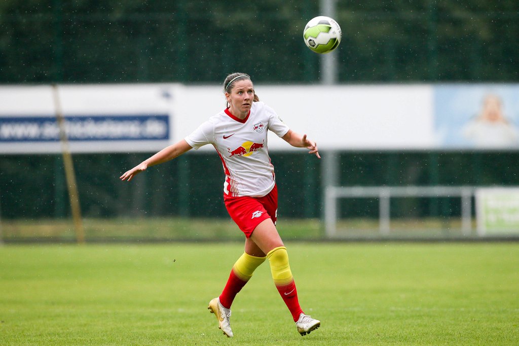 Louise Ringsing traf gegen Bielefeld drei Mal für RB Leipzig.