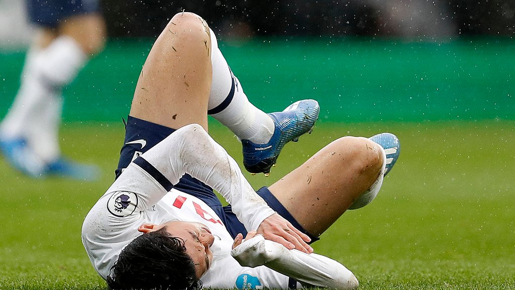 Tottenhams Heung-Min Son hat sich den Arm gebrochen.