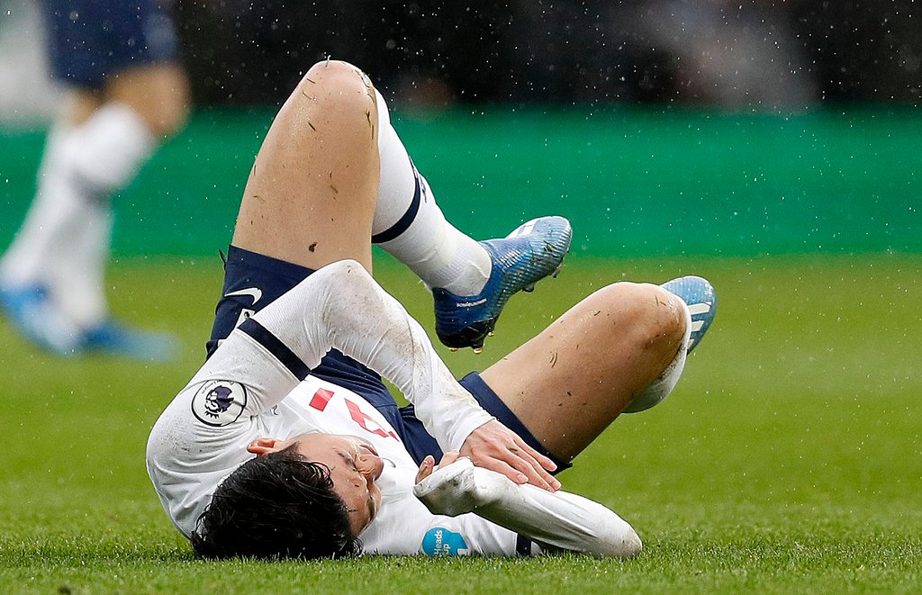 Tottenhams Heung-Min Son hat sich den Arm gebrochen.