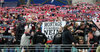 Boykott vs. Treukott: RB Leipzigs Fanblock war gegen Leverkusen gespalten (Foto. imago).