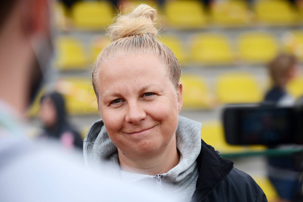 Katja Greulich zog trotz den widrigen Bedingungen für Frauenfußball ein positives Zwischenfazit der laufenden Saison.